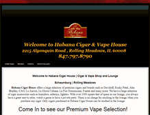 Tablet Screenshot of habanacigarhouse.com